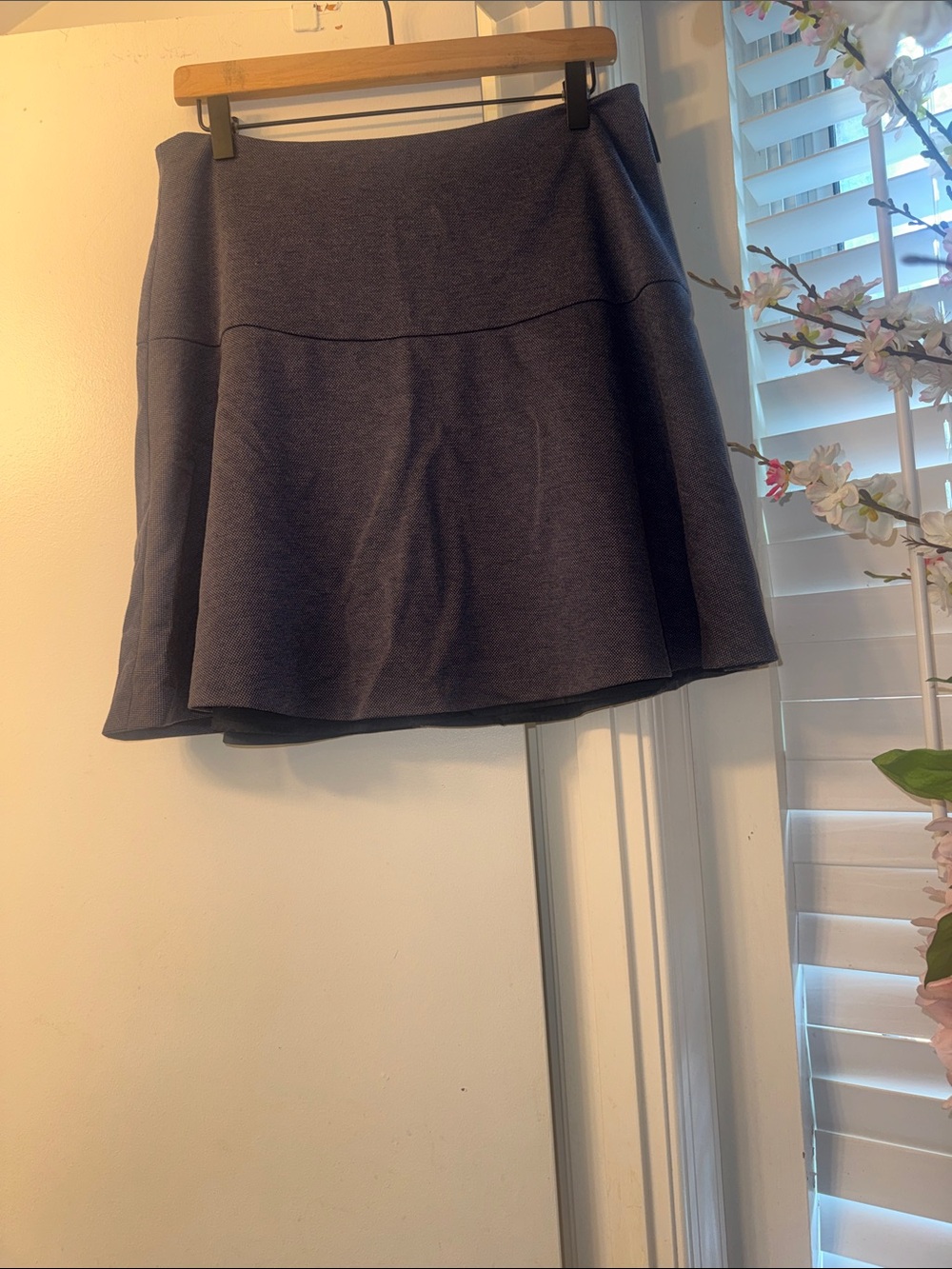 Tommy Hilfiger Dark Charcoal A-Line Skirt